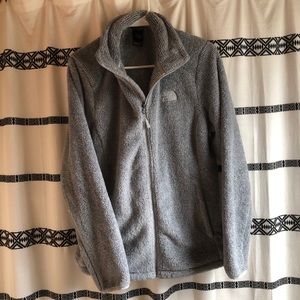 The North Face gray zip up jacket